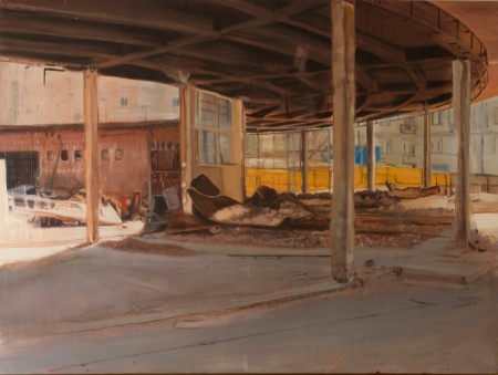 Bérletpénztár a körtéren 150x200cm